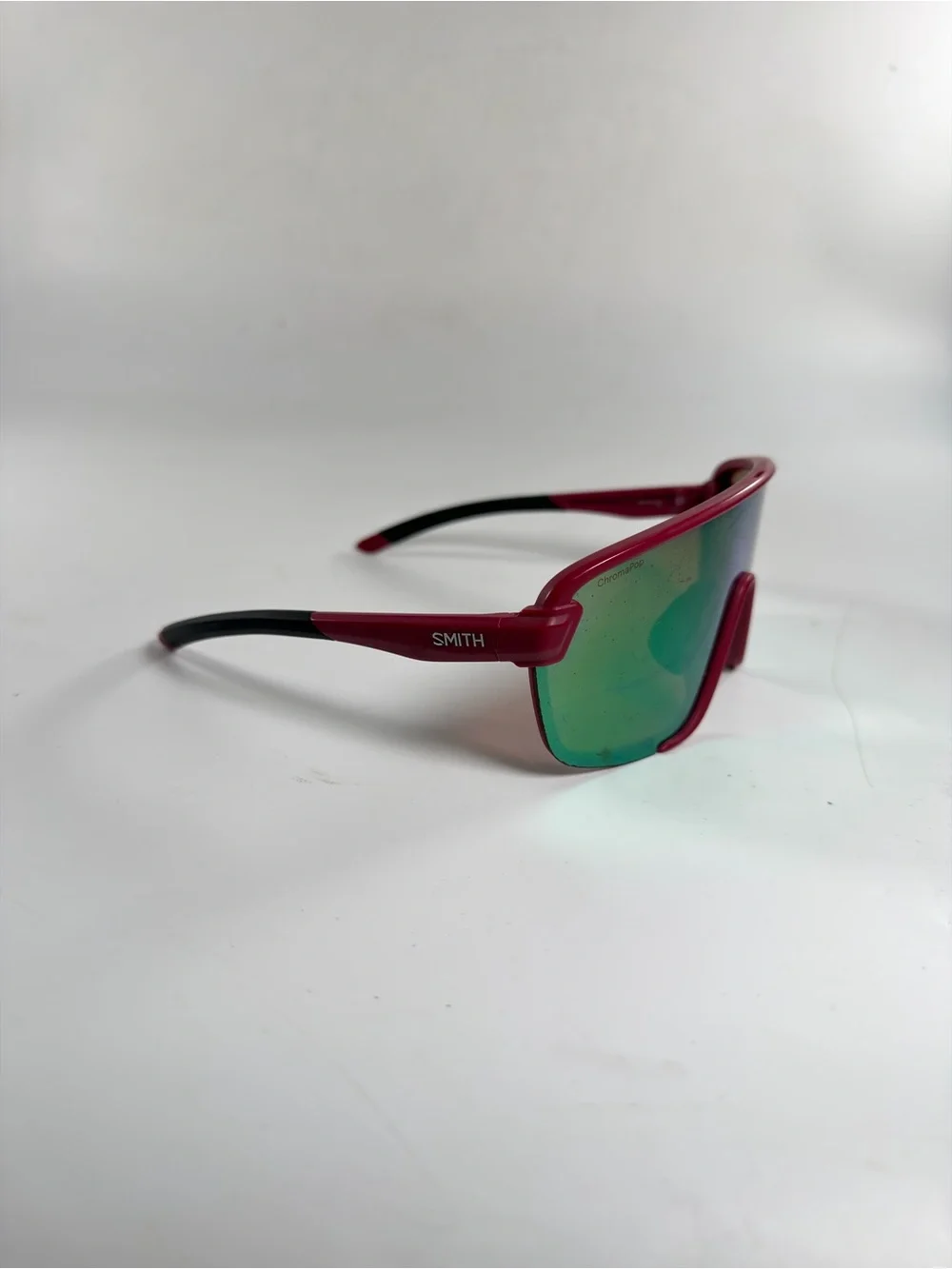 Smith Bobcat ChromaPop Mirror Sunglasses Matte Merlot (Scratched Lenses)